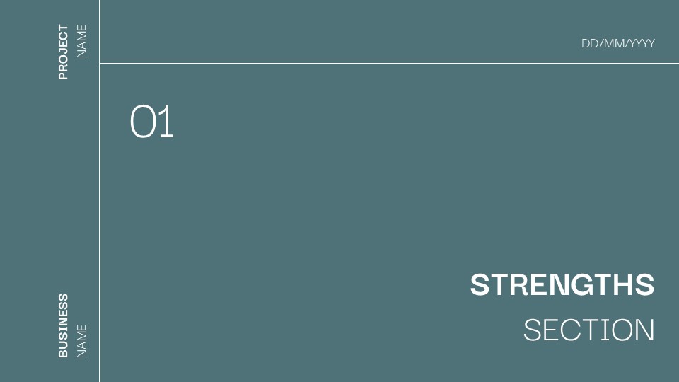 Free Simple Swot Analysis Presentation Template 4