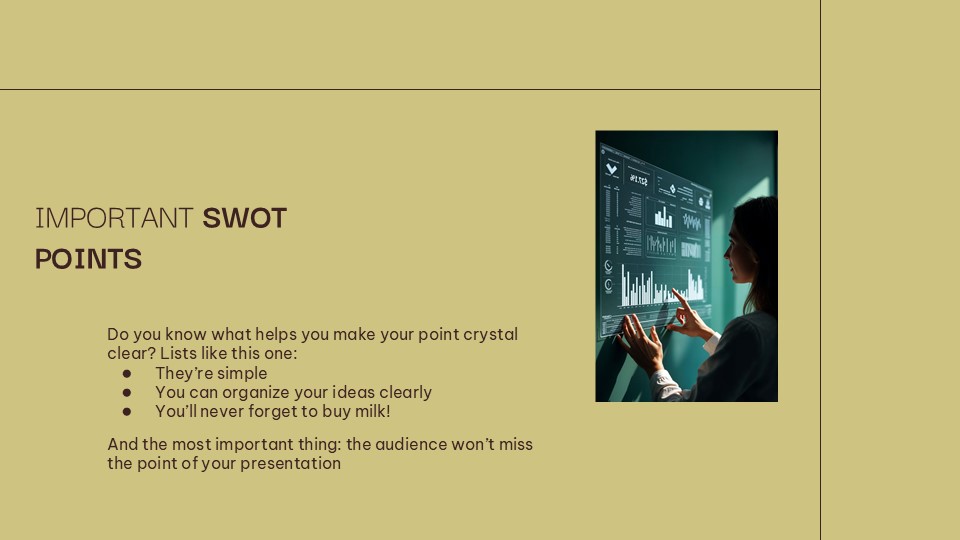 Free Simple Swot Analysis Presentation Template 5
