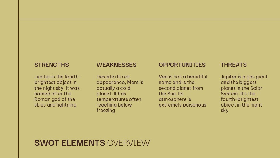 Free Simple Swot Analysis Presentation Template 8