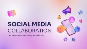 Free Social Media Collaboration Presentation Theme 1