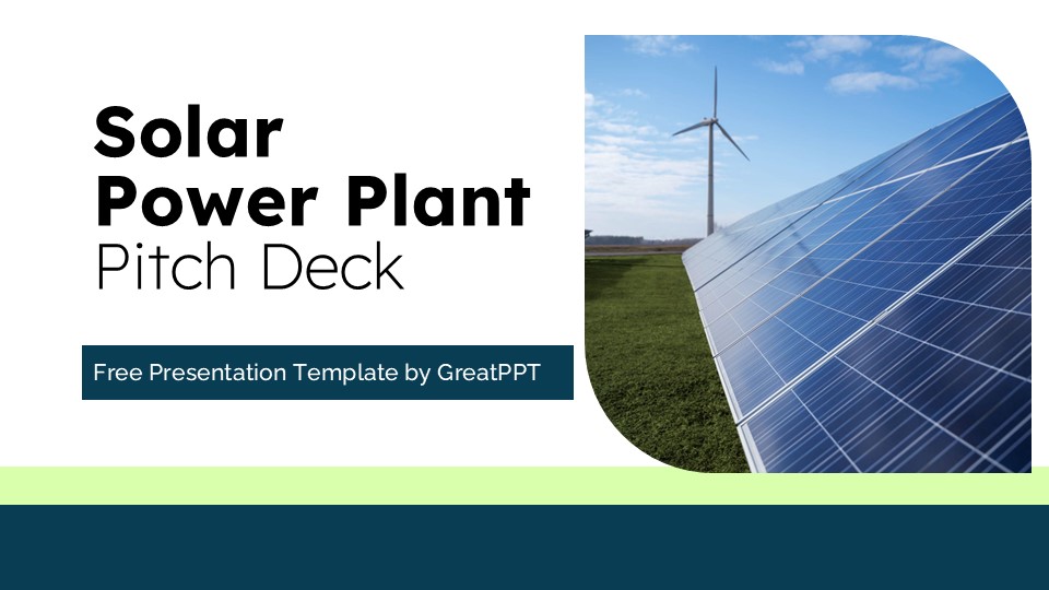 Free Solar Power Plant Presentation Theme 1