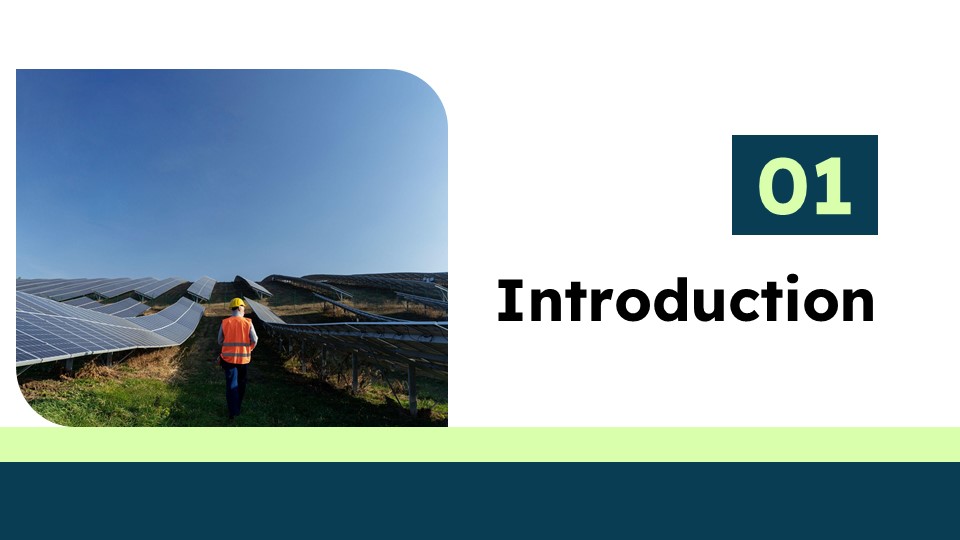 Free Solar Power Plant Presentation Theme 4