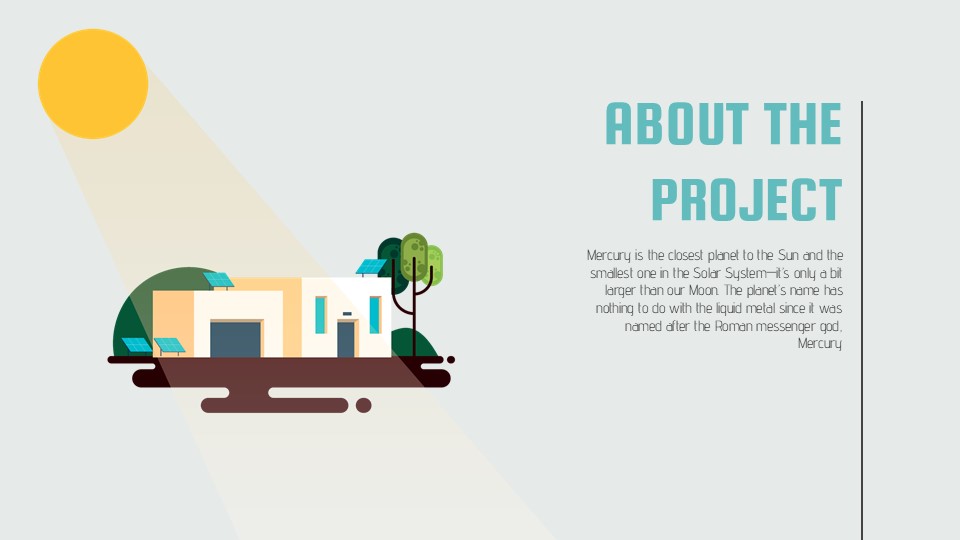 Free Solar Power Project Proposal Presentation Theme 5