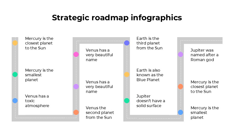Free Strategic Roadmap Infographics For Powerpoint 3