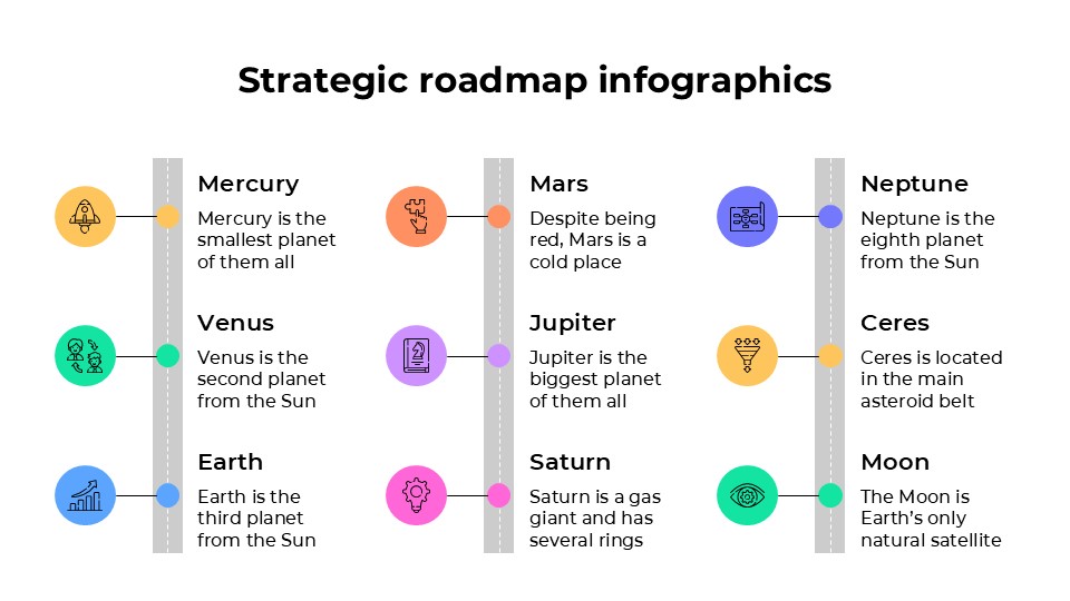 Free Strategic Roadmap Infographics For Powerpoint 4