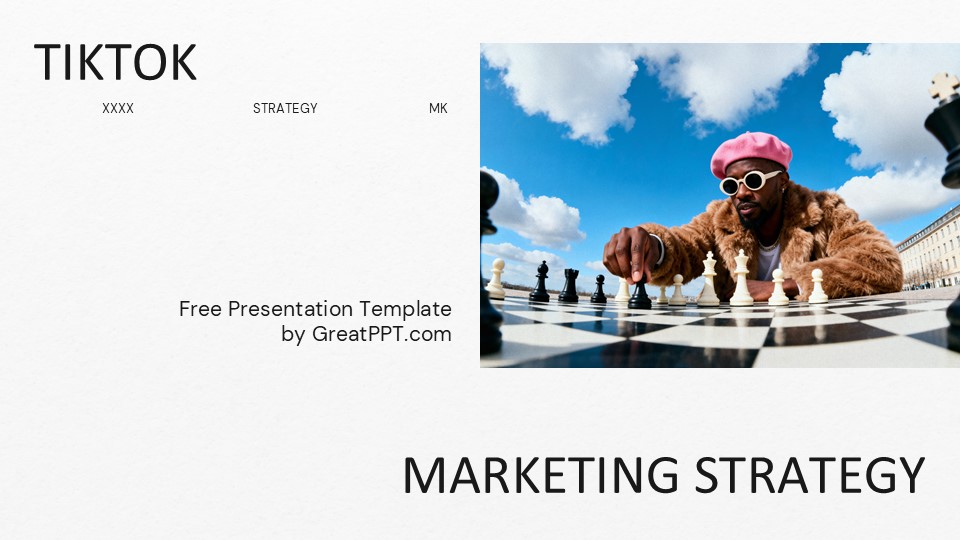 Free Tiktok Marketing Strategy Presentation Theme 1