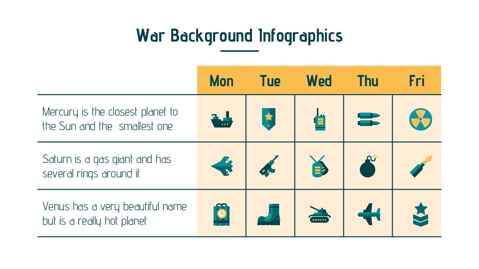 Free War Background Infographics For Powerpoint And Google Slides 30