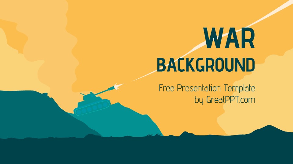 Free War Background For Powerpoint & Google Slides 1