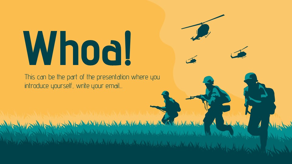 Free War Background For Powerpoint & Google Slides 7