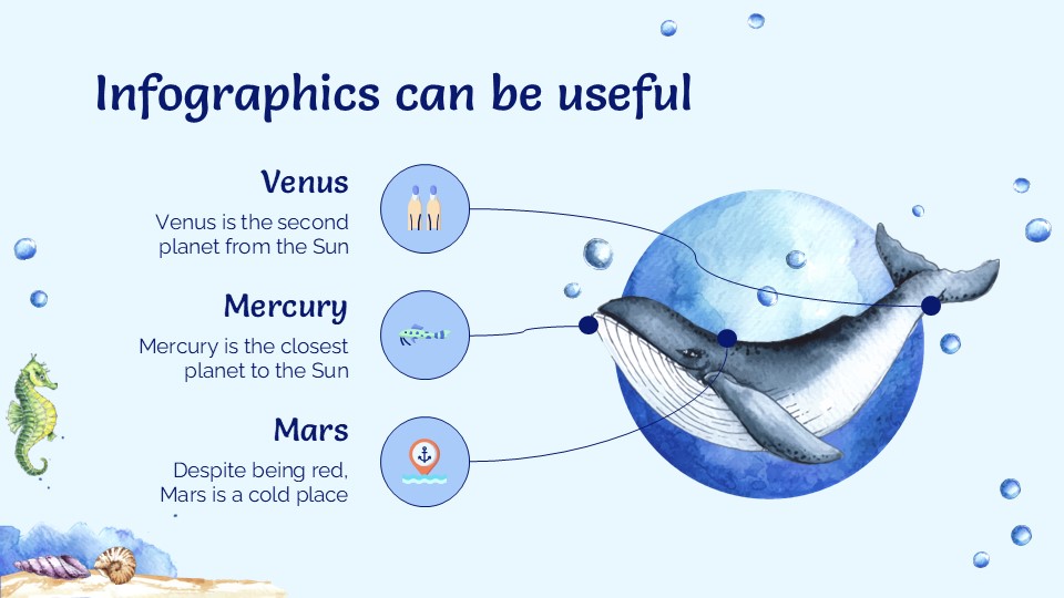 Free Watercolor Ocean Presentation Theme 24