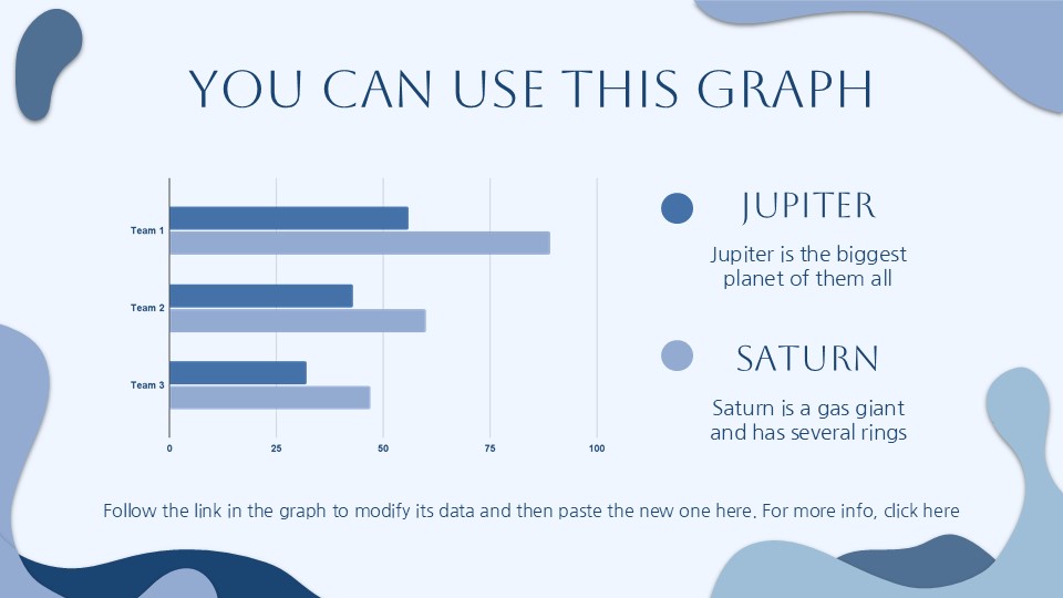 Free Watery Blue Shapes Theme For Powerpoint And Google Slides 25