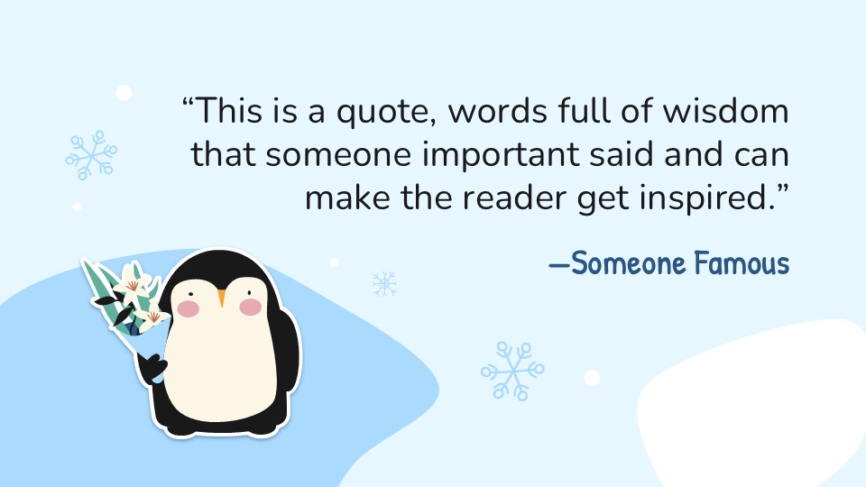 Free World Penguin Day Presentation Template 14