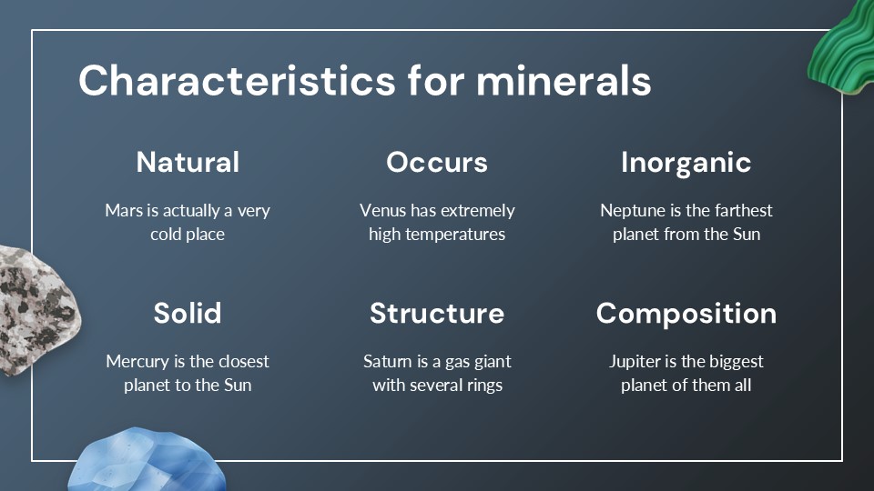 Geology And Minerals Sciences Major For College Presentation 12