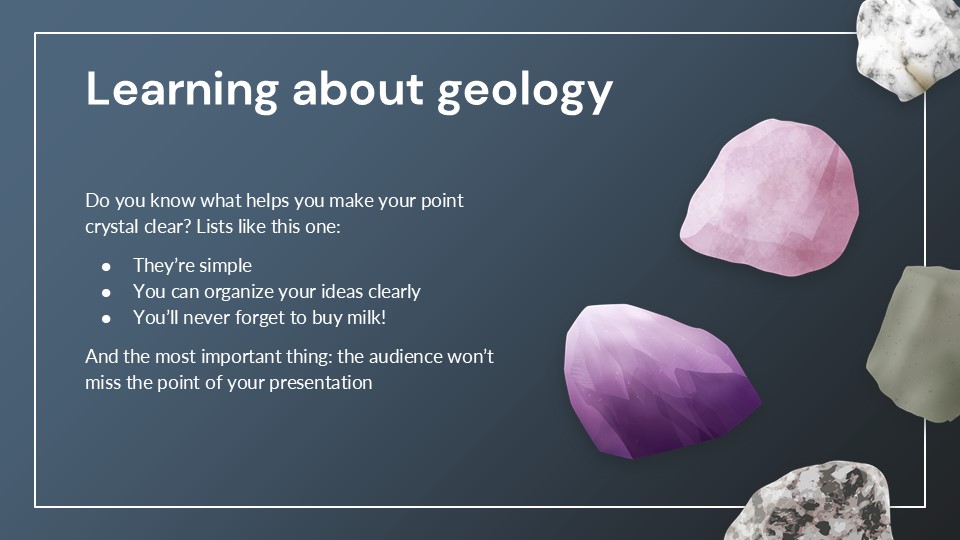 Geology And Minerals Sciences Major For College Presentation 6