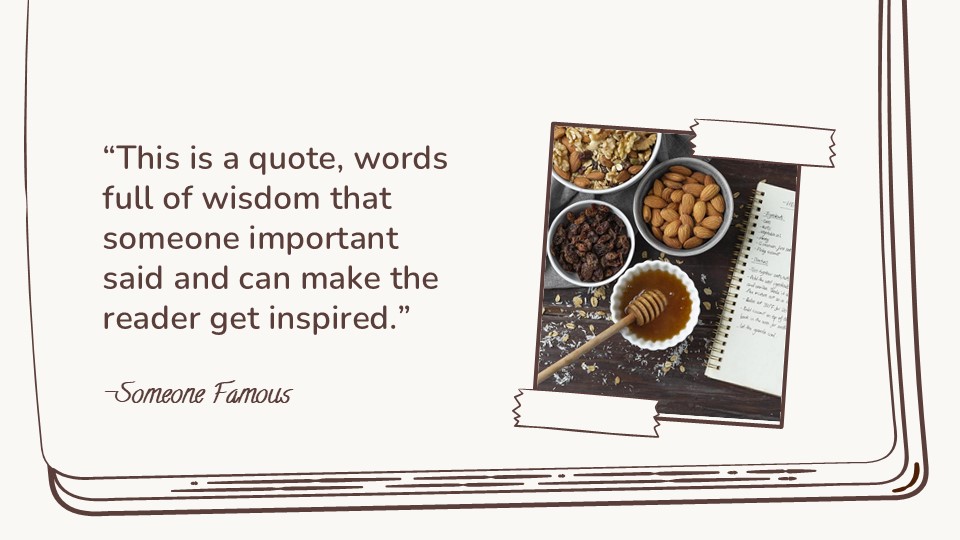 Granny's Recipe Book Powerpoint Template 10