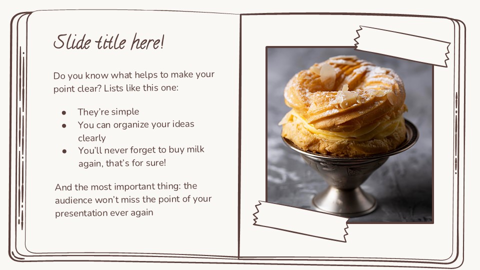 Granny's Recipe Book Powerpoint Template 12