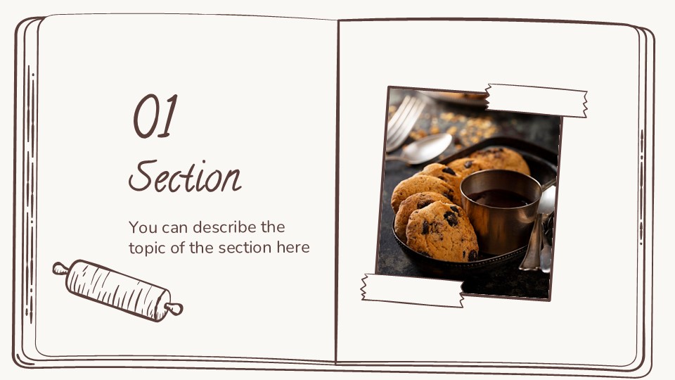 Granny's Recipe Book Powerpoint Template 5