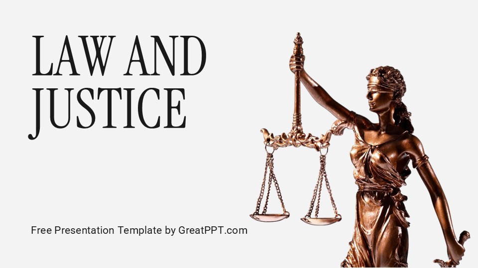 Law And Justice Presentation Theme 1