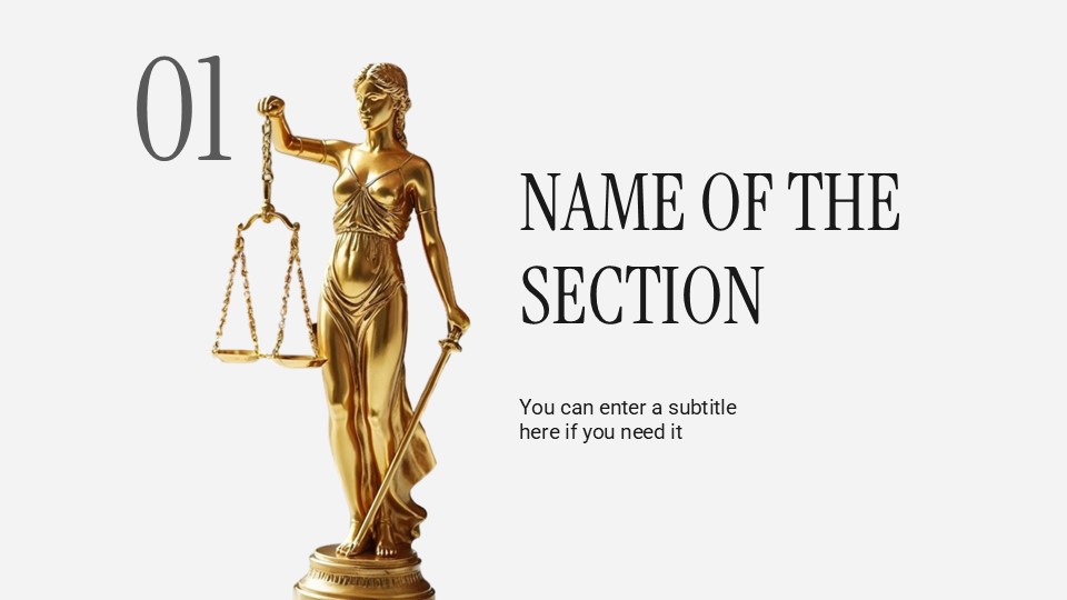 Law And Justice Presentation Theme 4