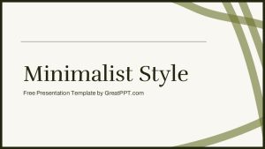 Minimalist Style Presentation Theme 1