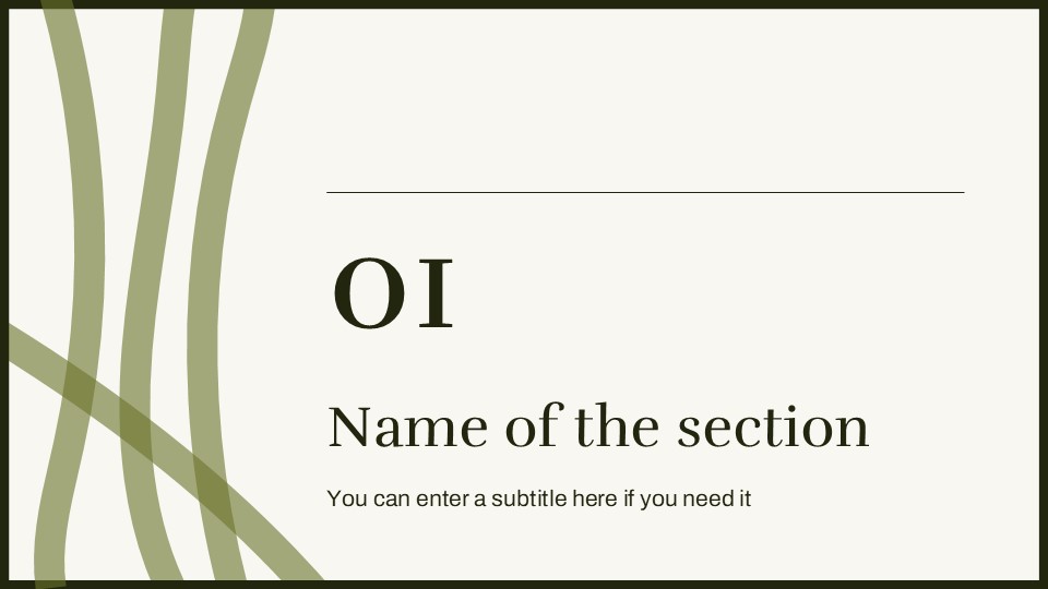 Minimalist Style Presentation Theme 3