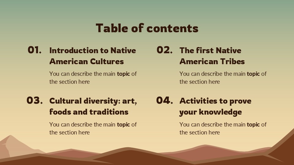 Native American Cultures Presentation 2
