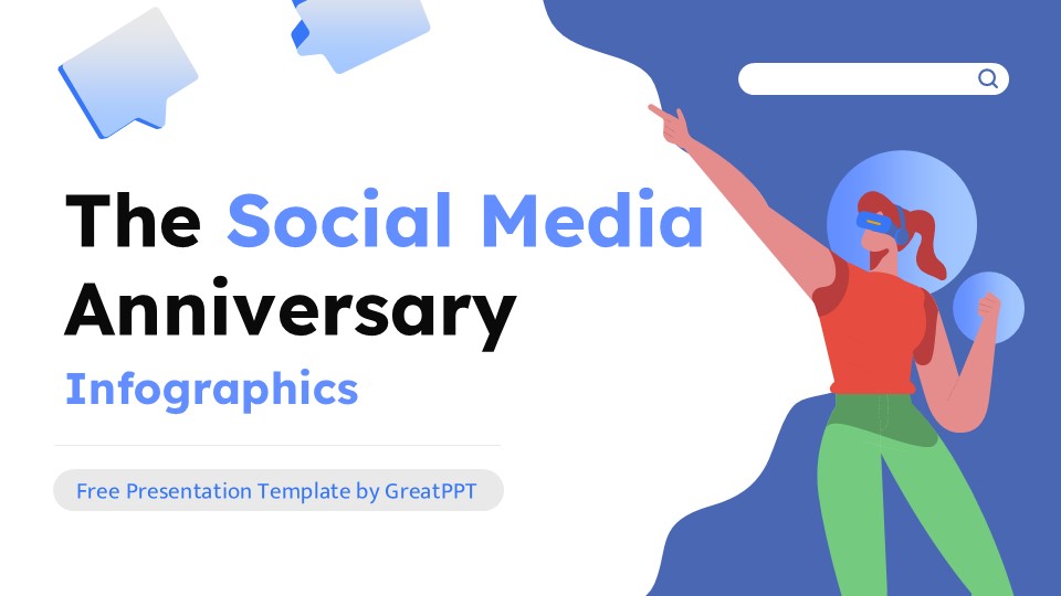 The Social Media Anniversary Infographics 1