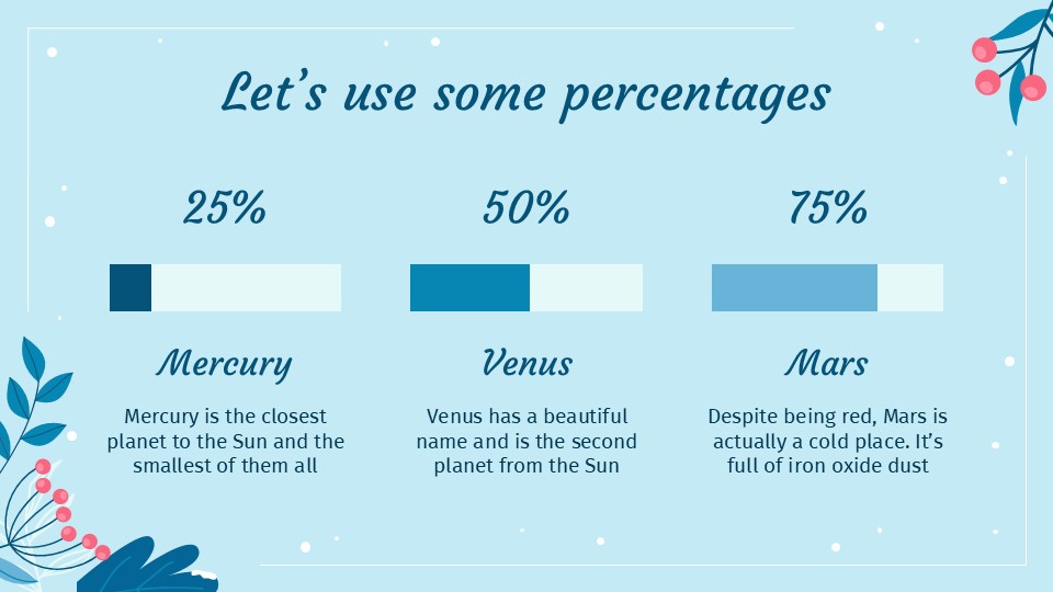 Winter Background Powerpoint Template 18