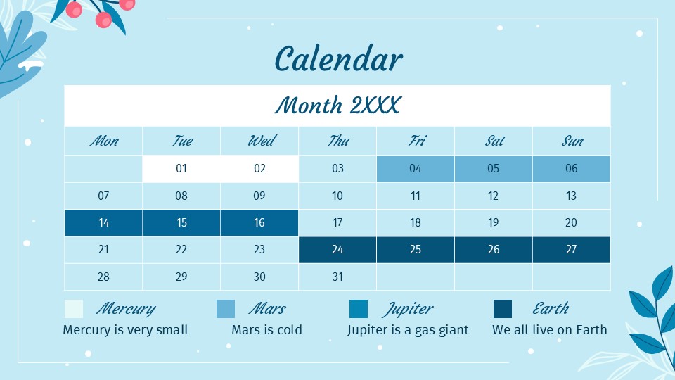 Winter Background Powerpoint Template 33