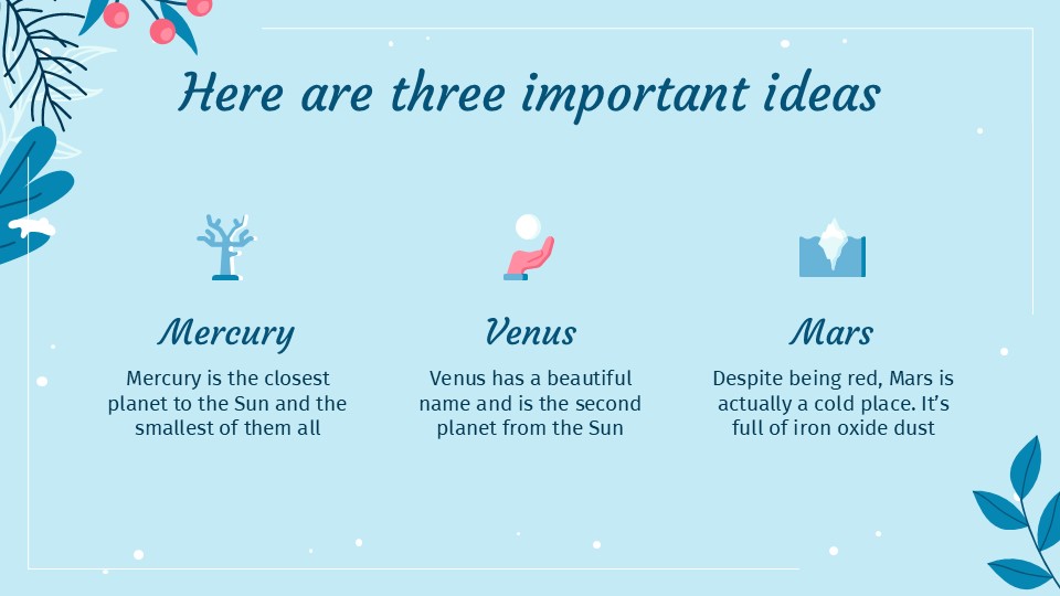 Winter Background Powerpoint Template 8