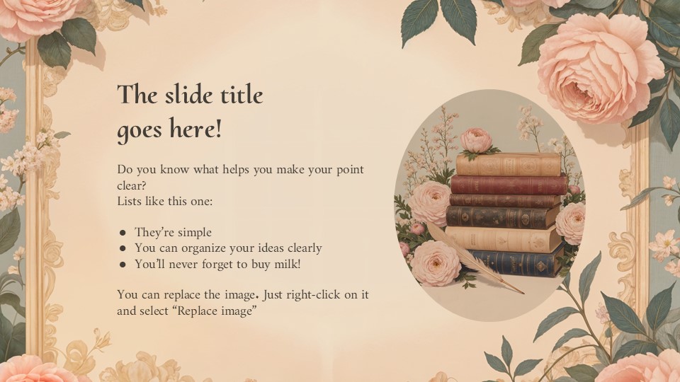 World Poetry Day Powerpoint Template 4