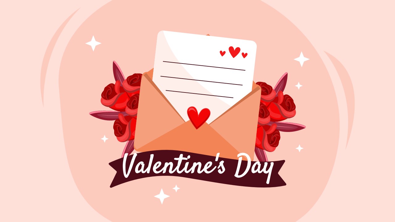 Free Animated Valentine’s Day Powerpoint Template 1