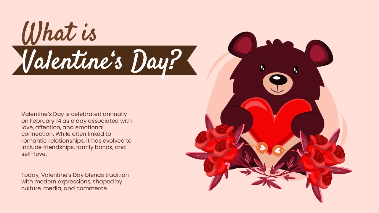Free Animated Valentine’s Day Powerpoint Template 3