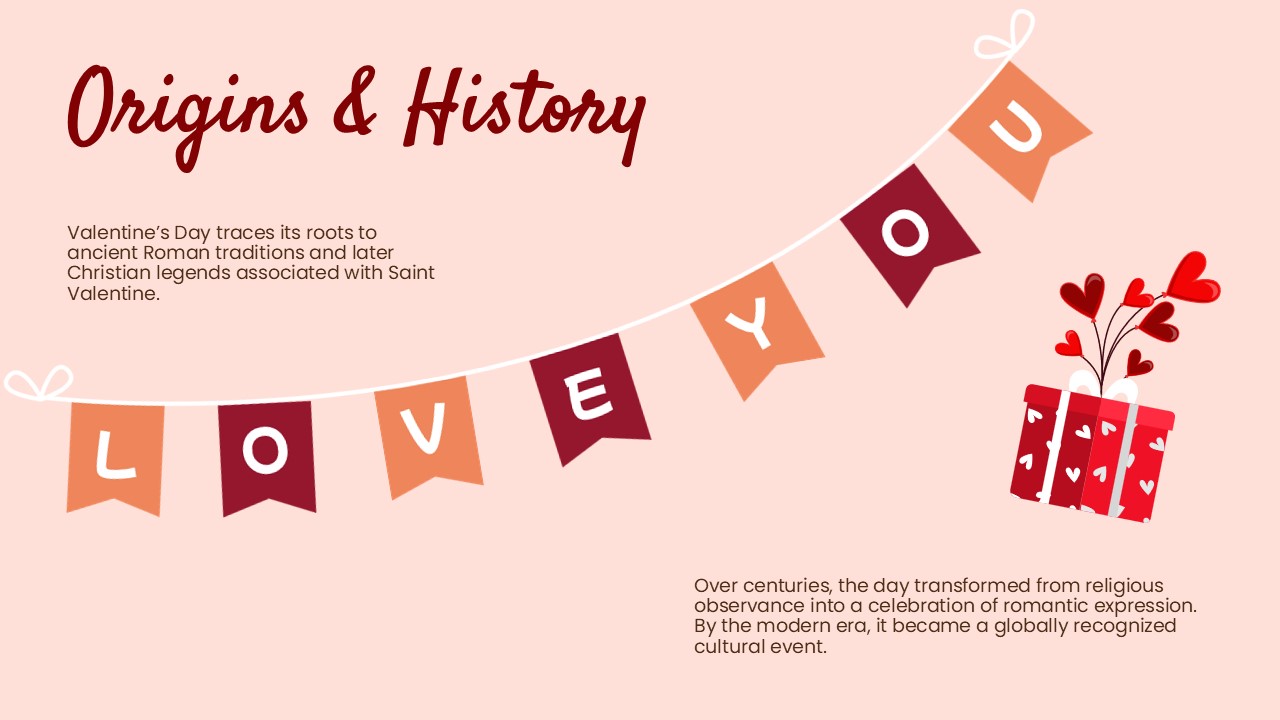 Free Animated Valentine’s Day Powerpoint Template 4