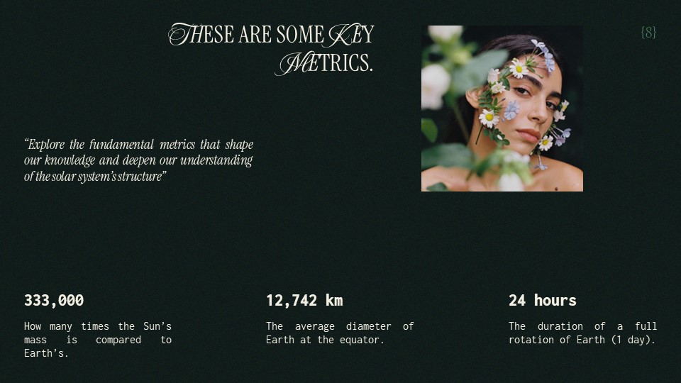 Free Botanical Aesthetic Presentation Theme 8