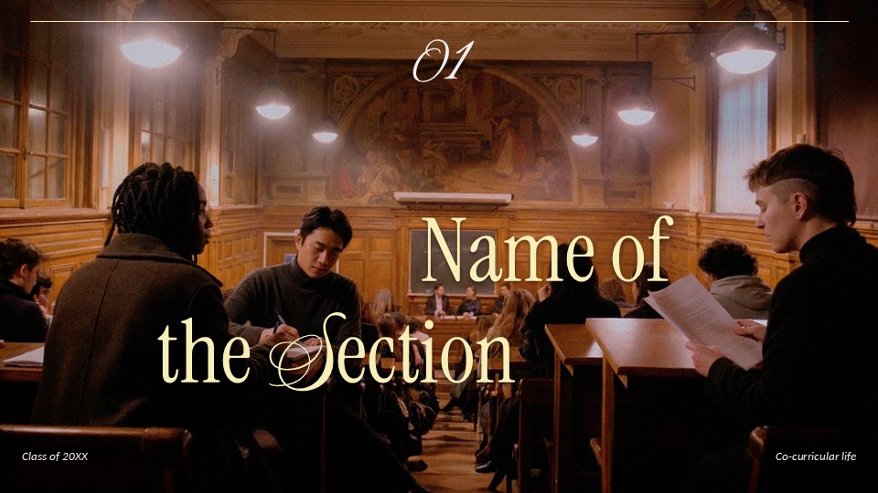 Free Campus Culture Presentation Theme 4