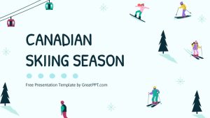 Free Canadian Skiing Season Presentation Theme 1