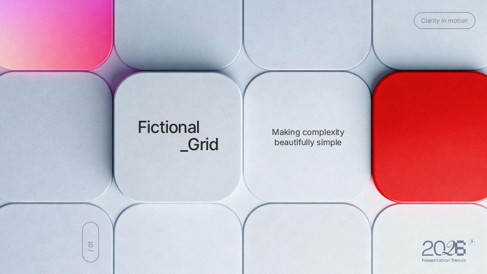 Free Fictional Grid Presentation Theme 1