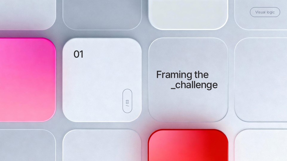 Free Fictional Grid Presentation Theme 3