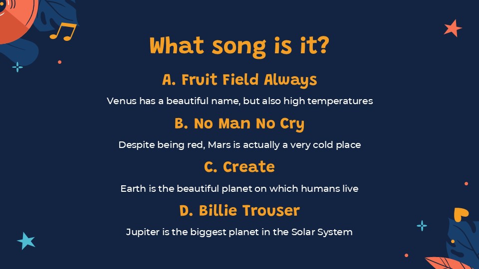 Free Guess The Song Powerpoint Template Google Slides Theme 13