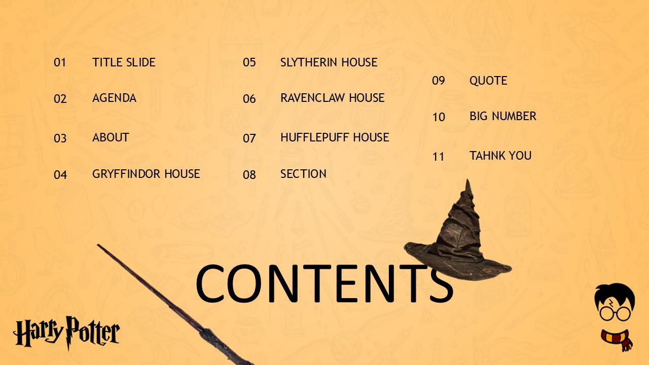 Free Harry Potter Powerpoint Template And Google Slides Theme 2