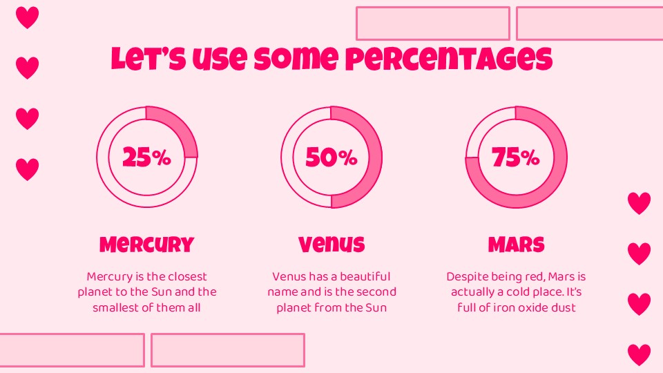 Free Lovely Candy Hearts Presentation Theme 17