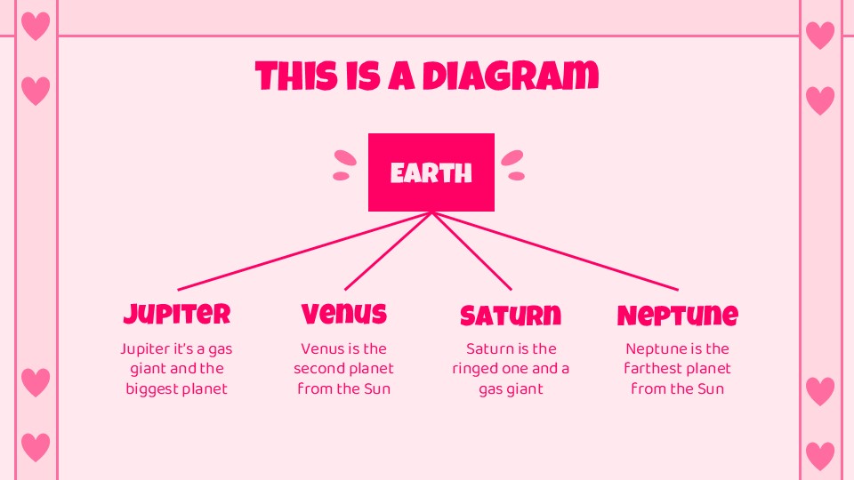 Free Lovely Candy Hearts Presentation Theme 30