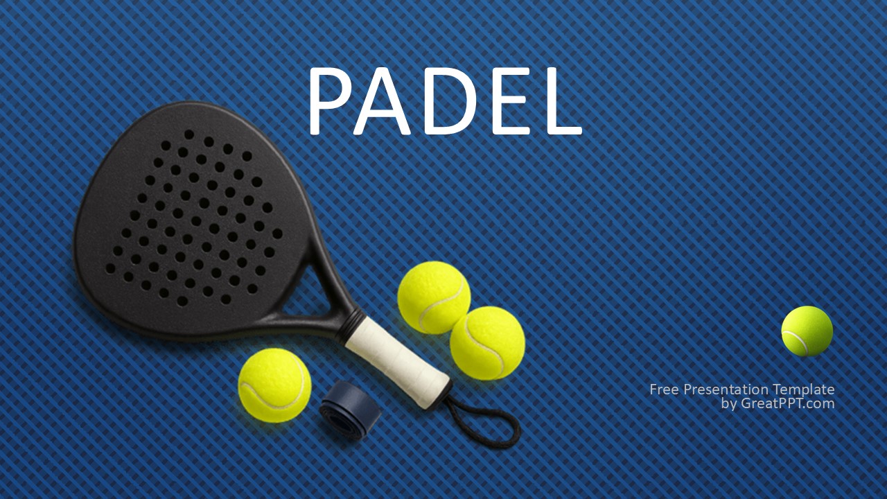 Free Padel Powerpoint Template And Google Slides Theme 1