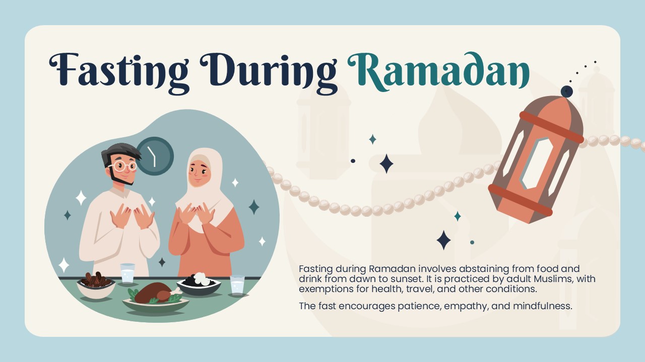 Free Ramadan Kareem Powerpoint Template 4