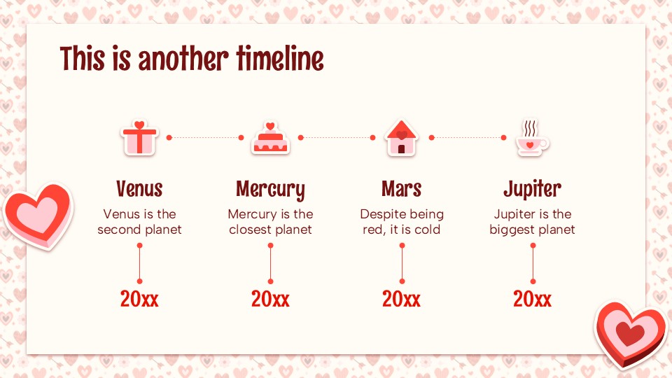 Free Valentine Hearts Presentation Theme 30