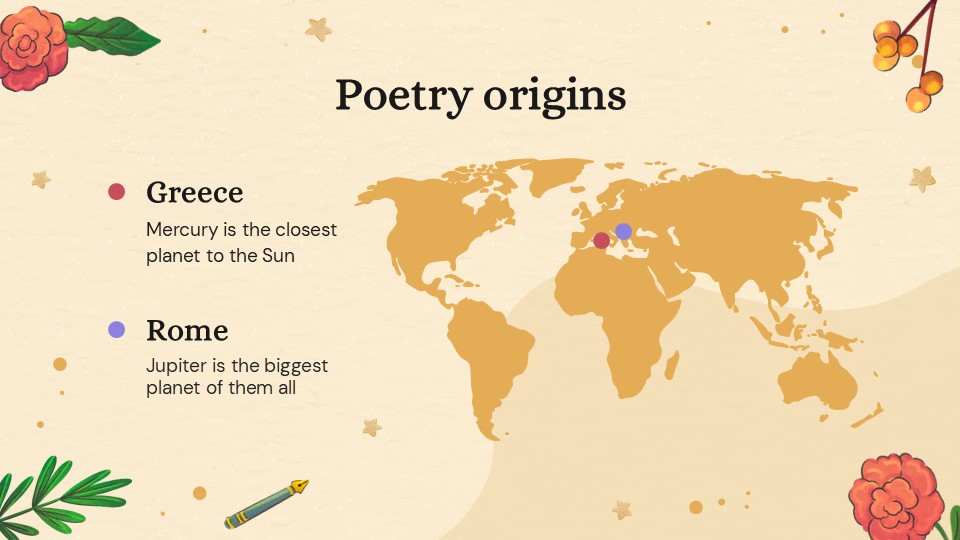 Roses And Poetry Presentation Minitheme 12