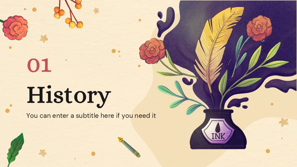 Roses And Poetry Presentation Minitheme 4