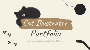 Cat Illustrator Portfolio Presentation 1