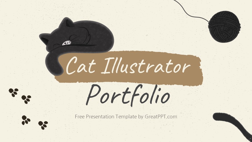 Cat Illustrator Portfolio Presentation 1